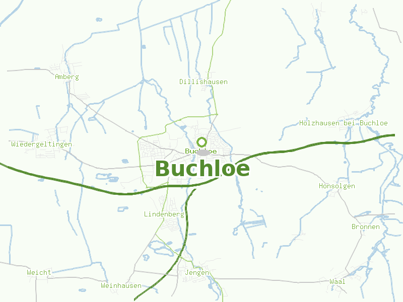 Karte von Buchloe