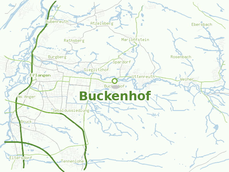 Karte von Buckenhof