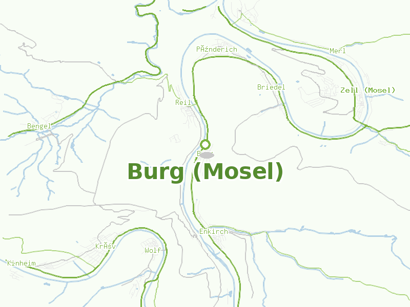 Karte von Burg (Mosel)