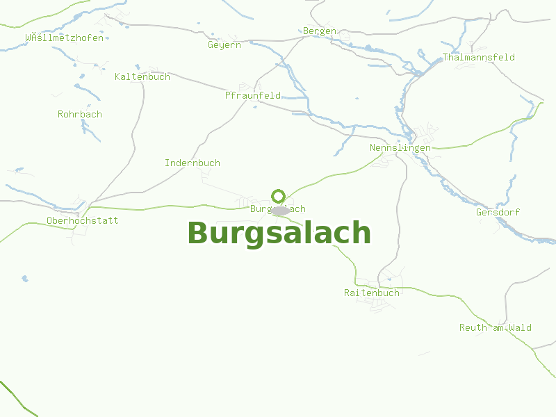 Karte von Burgsalach