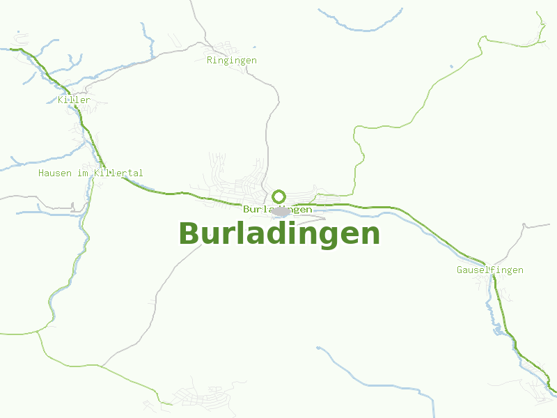 Karte von Burladingen