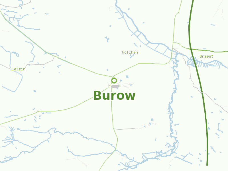 Karte von Burow