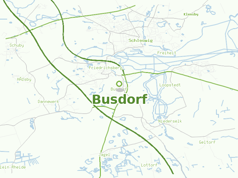 Karte von Busdorf