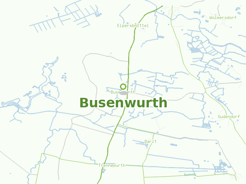 Karte von Busenwurth
