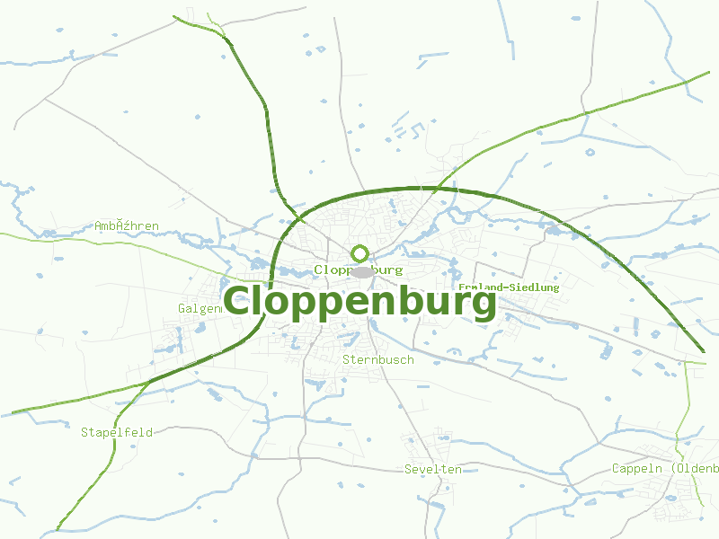 Karte von Cloppenburg