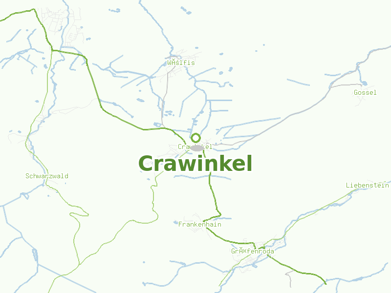 Karte von Crawinkel