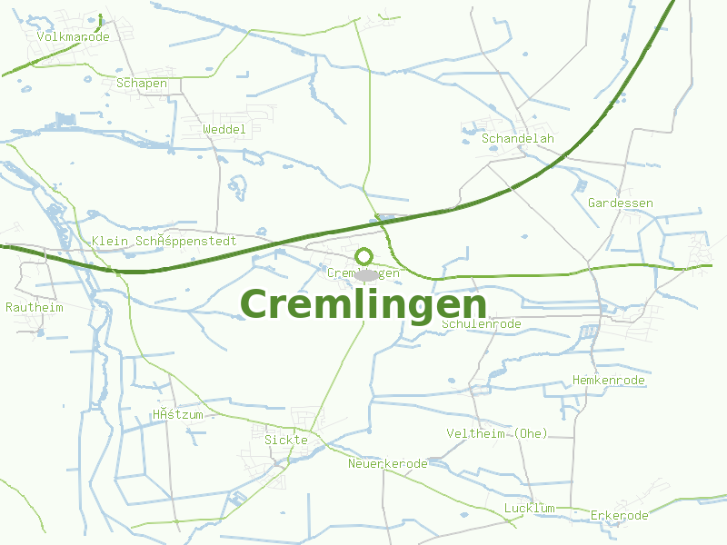 Karte von Cremlingen