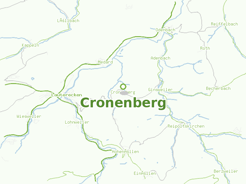 Karte von Cronenberg