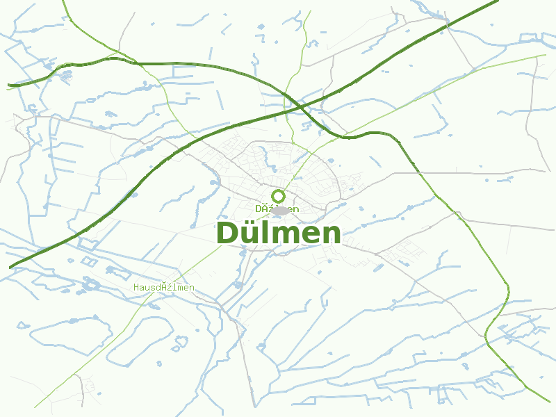 Karte von Dülmen