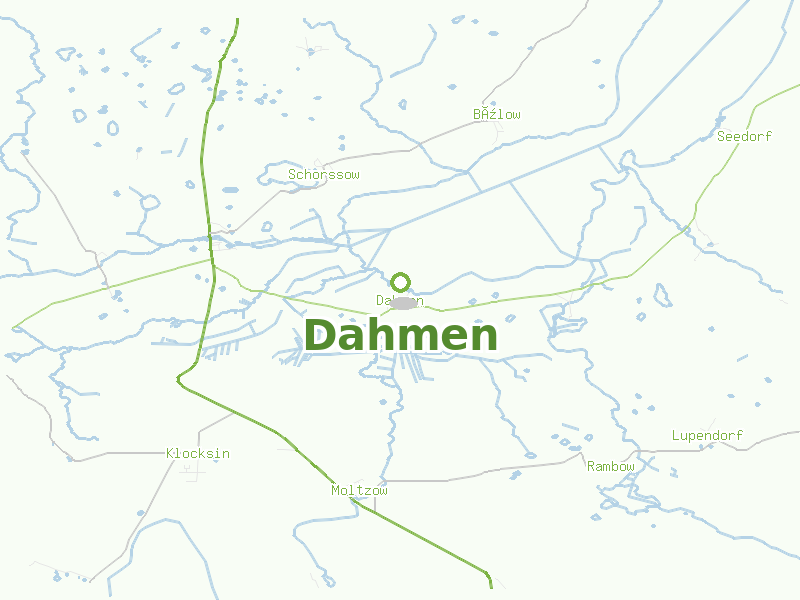 Karte von Dahmen