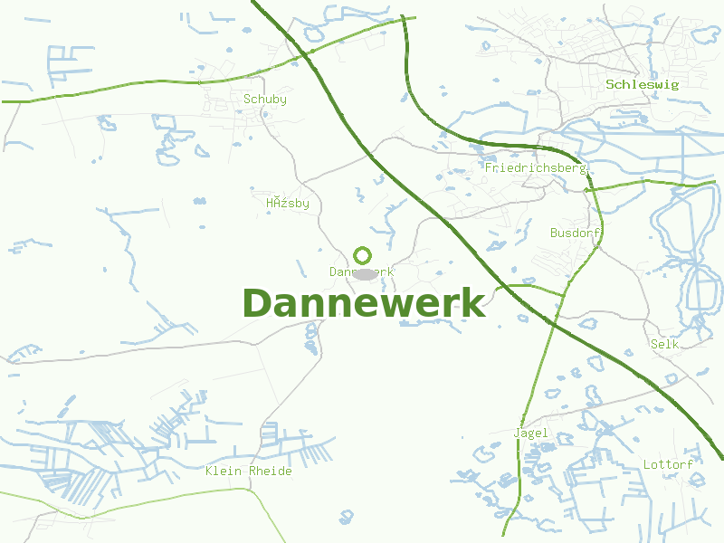 Karte von Dannewerk