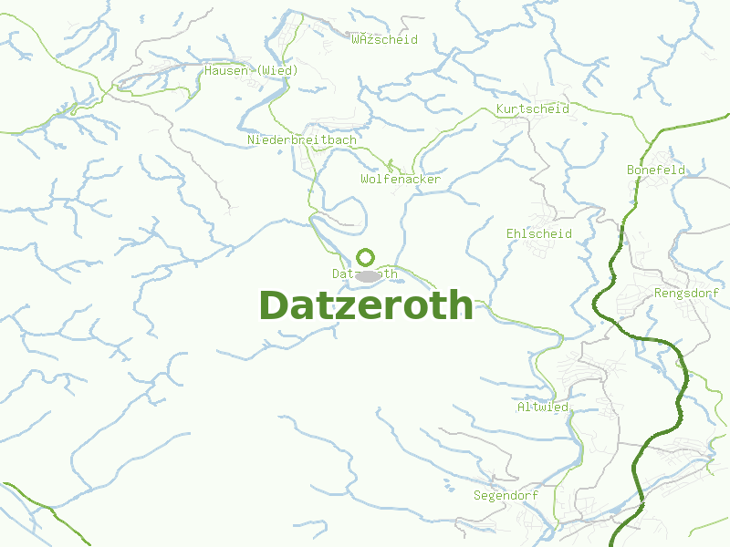Karte von Datzeroth