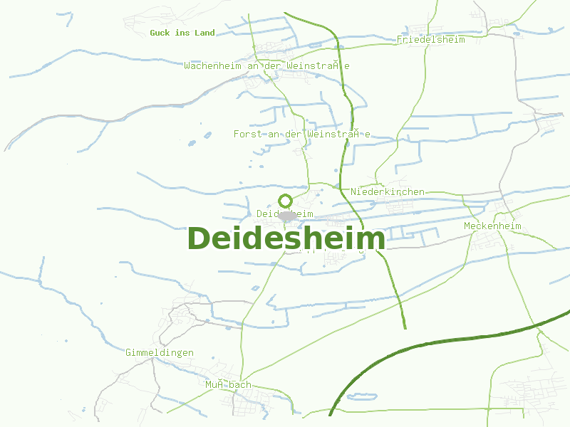 Karte von Deidesheim