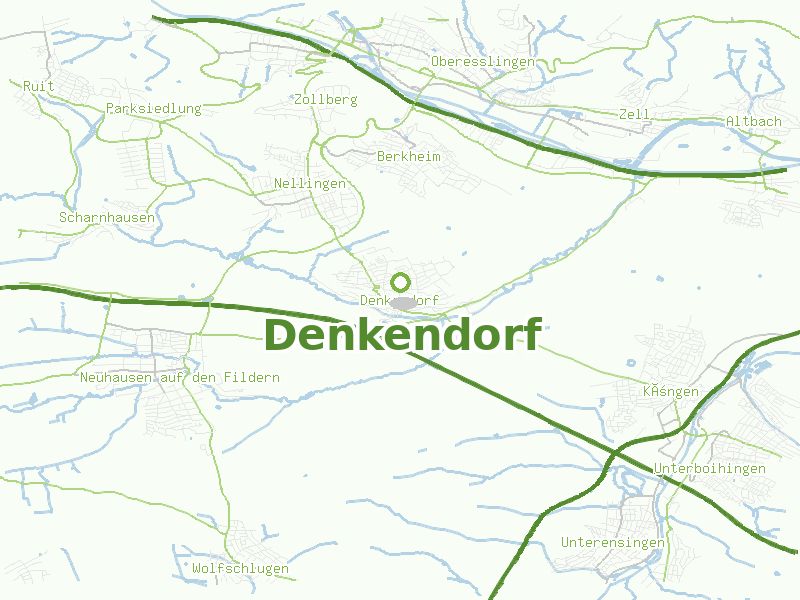Karte von Denkendorf