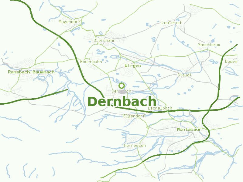 Karte von Dernbach