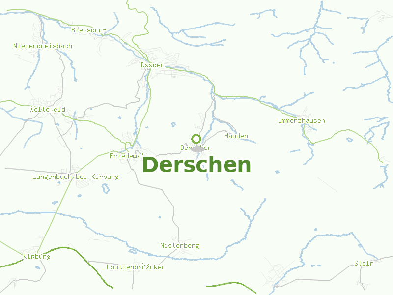 Karte von Derschen