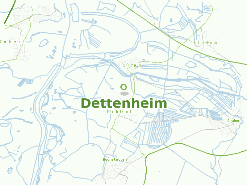 Karte von Dettenheim