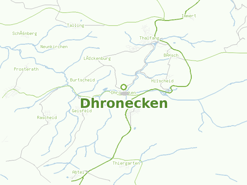 Karte von Dhronecken