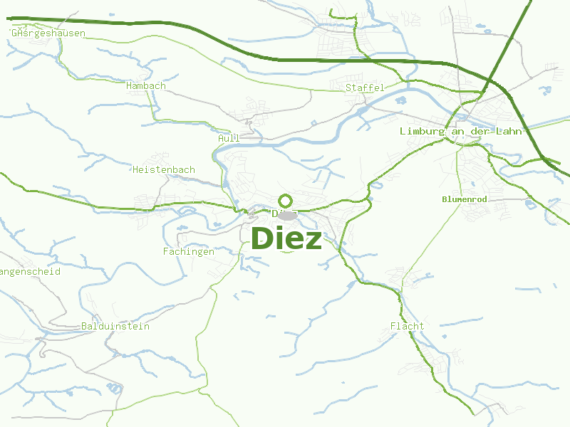 Karte von Diez