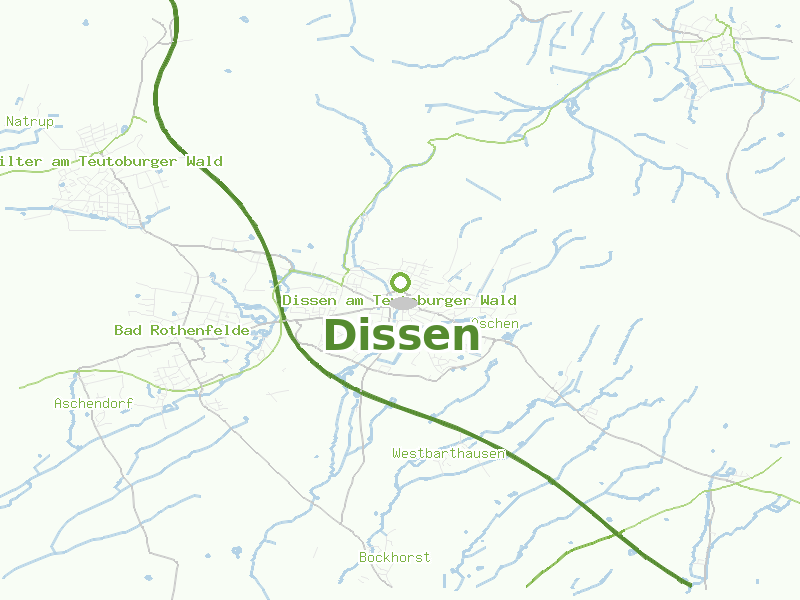 Karte von Dissen