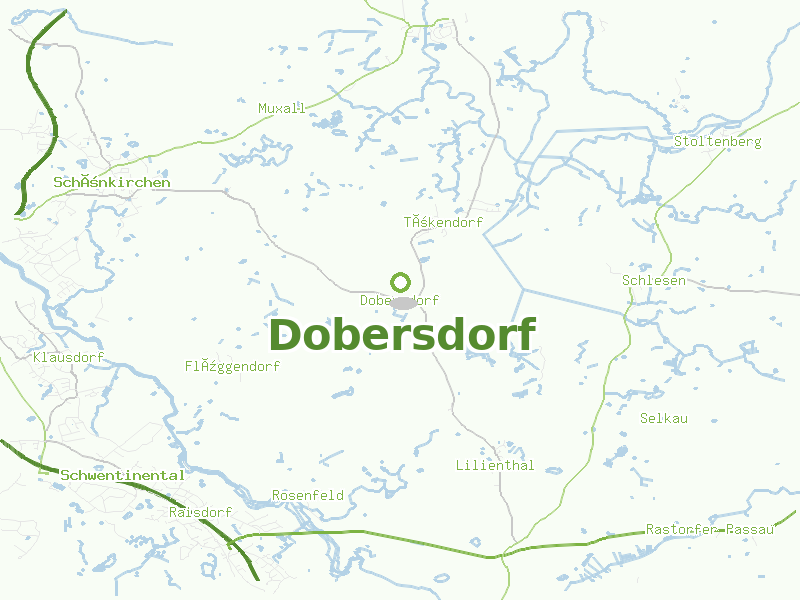 Karte von Dobersdorf