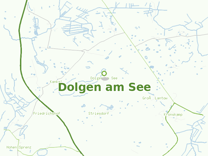 Karte von Dolgen am See