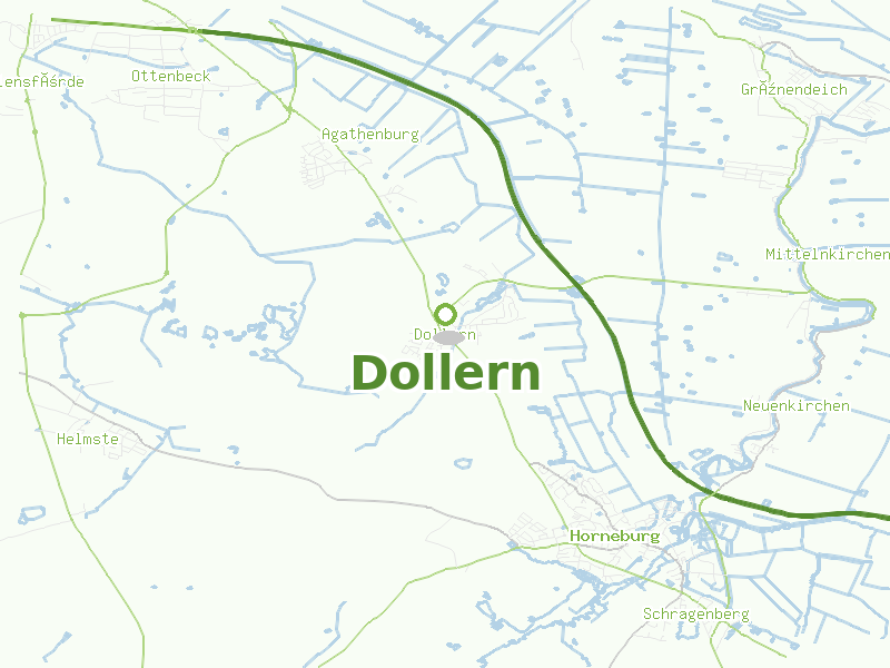 Karte von Dollern