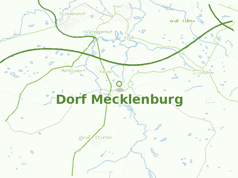 Karte von Dorf Mecklenburg