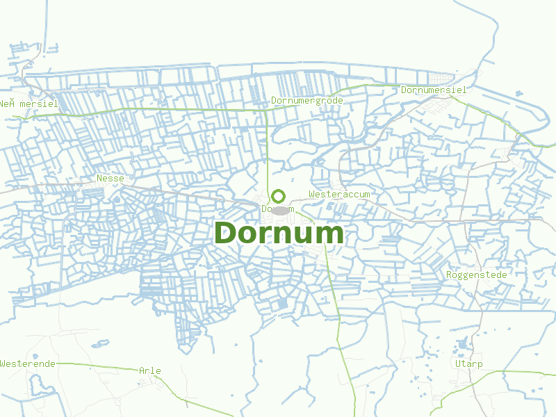 Karte von Dornum
