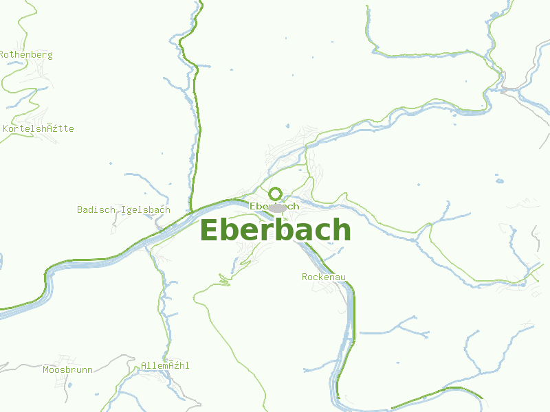 Karte von Eberbach