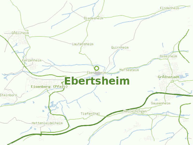 Karte von Ebertsheim