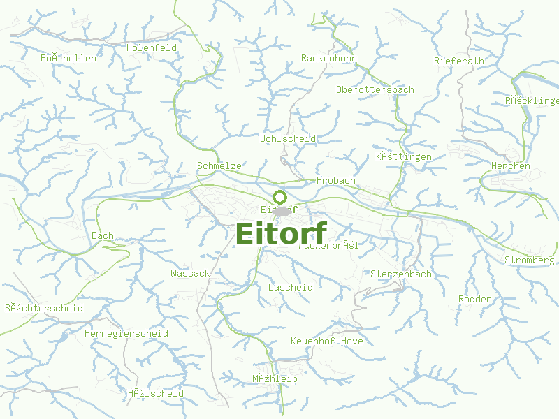 Karte von Eitorf