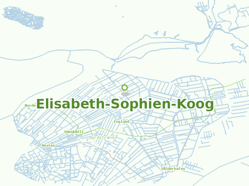 Karte von Elisabeth-Sophien-Koog