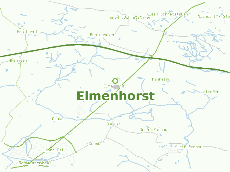 Karte von Elmenhorst