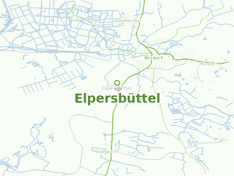 Karte von Elpersbüttel