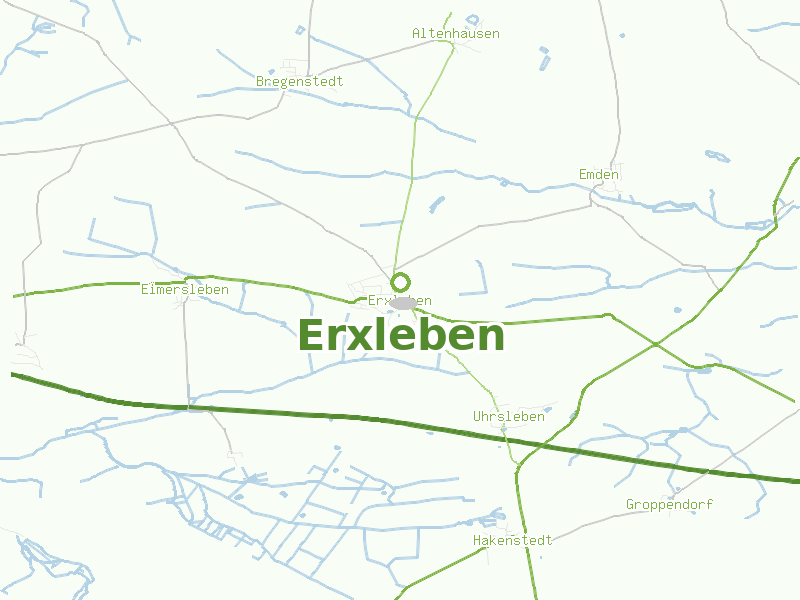 Karte von Erxleben