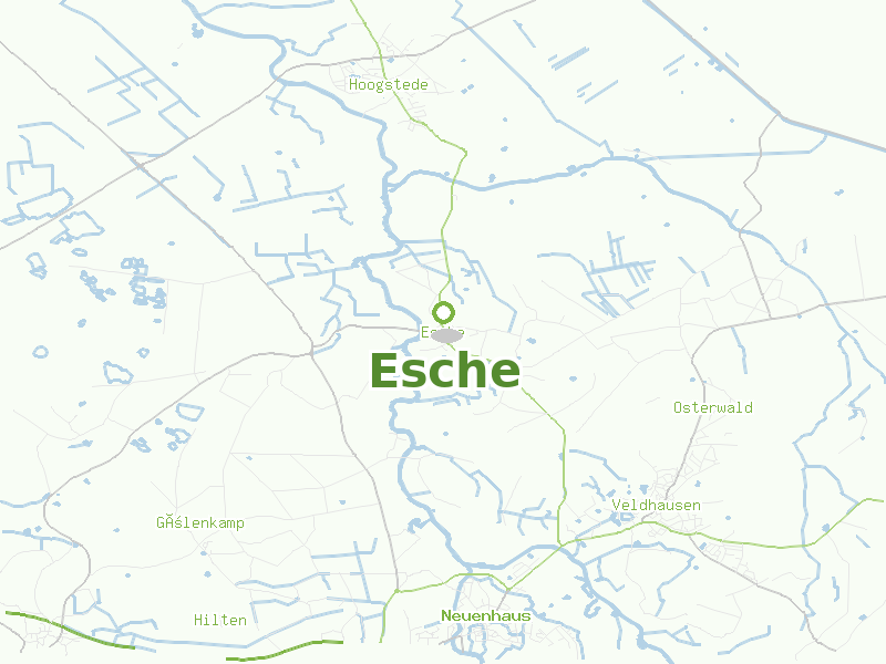 Karte von Esche