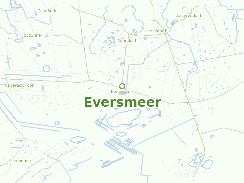 Karte von Eversmeer