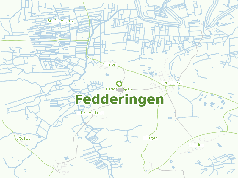 Karte von Fedderingen