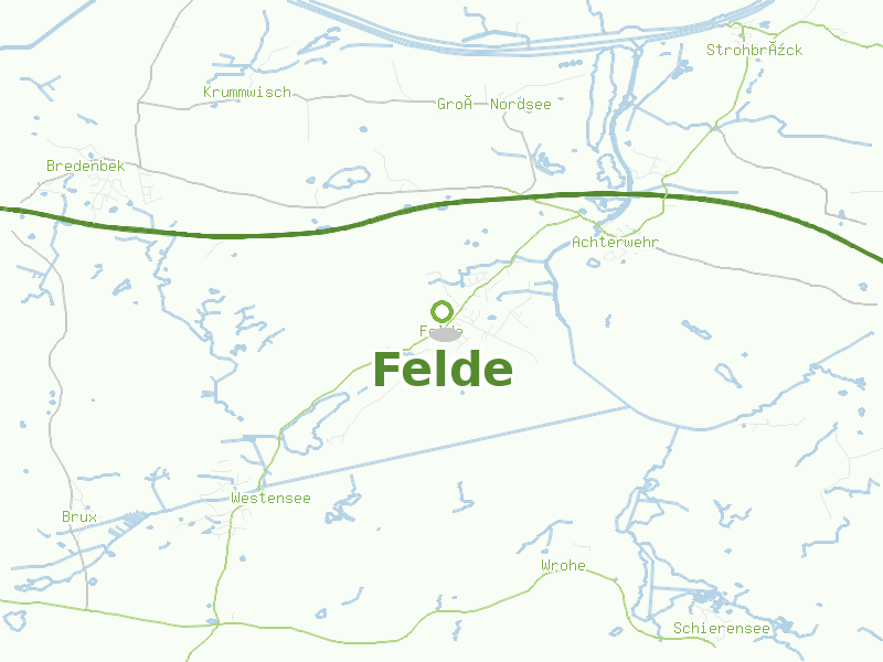 Karte von Felde