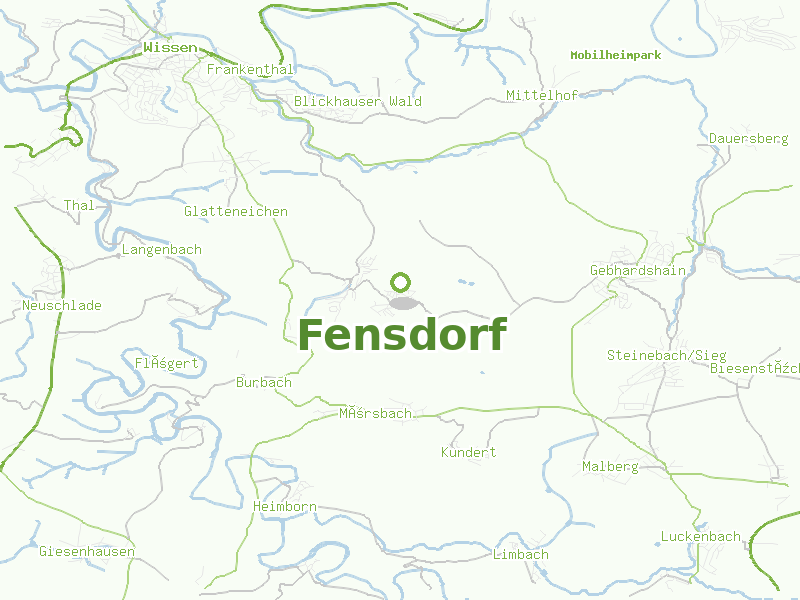 Karte von Fensdorf