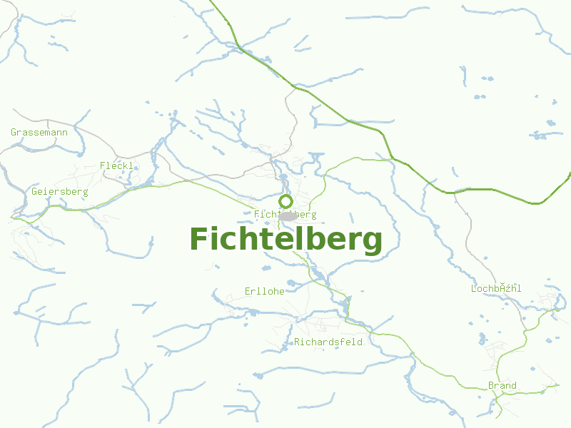 Karte von Fichtelberg