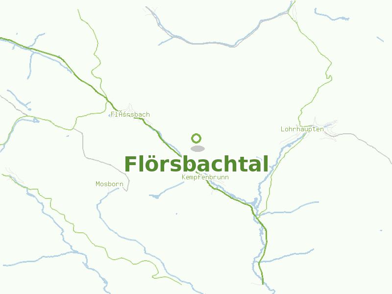 Karte von Flörsbachtal