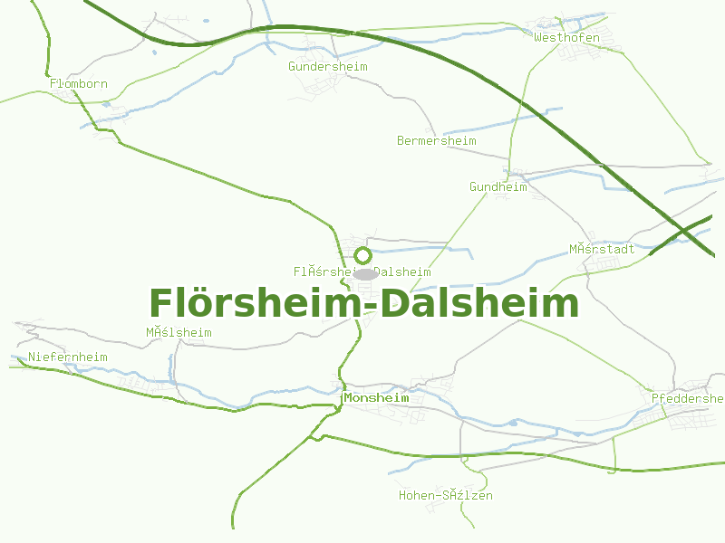 Karte von Flörsheim-Dalsheim