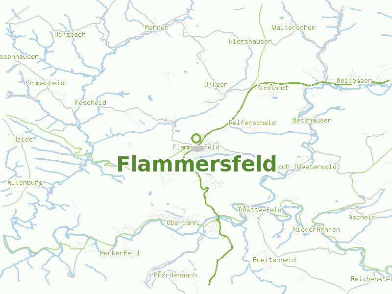 Karte von Flammersfeld
