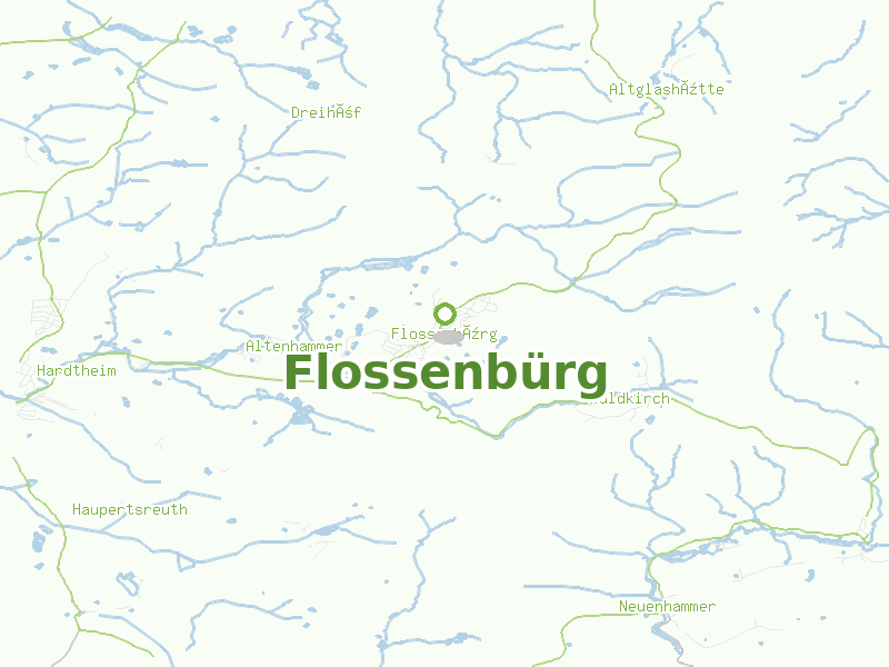 Karte von Flossenbürg