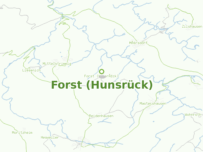Karte von Forst (Hunsrück)