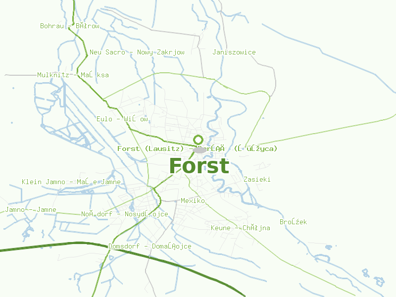Karte von Forst