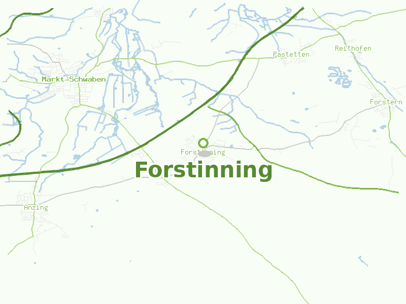 Karte von Forstinning