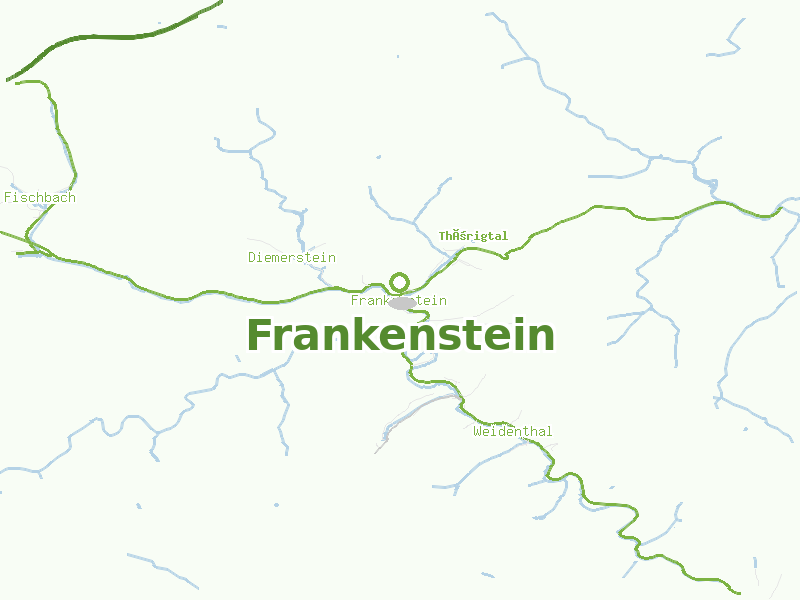 Karte von Frankenstein